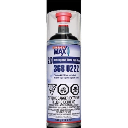 Peter Kwasny Peter Kwasny SPM-3680222 Can 2K DTM Primer Gloss Black SPM-3680222